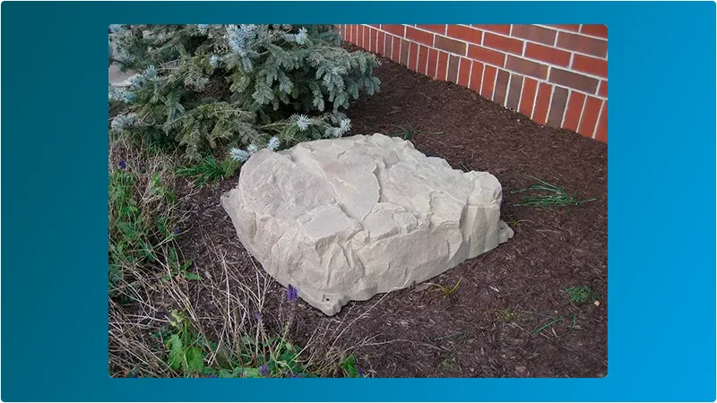 Grinder Pump Decorative Rock Cover