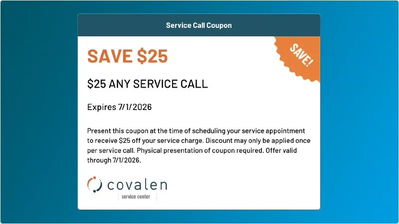 $25 Off Grinder Pump Service Call Coupon
